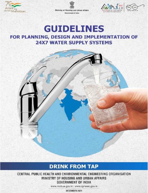 Guidelines 24x7 Water Supply System-CPHEEO 2021