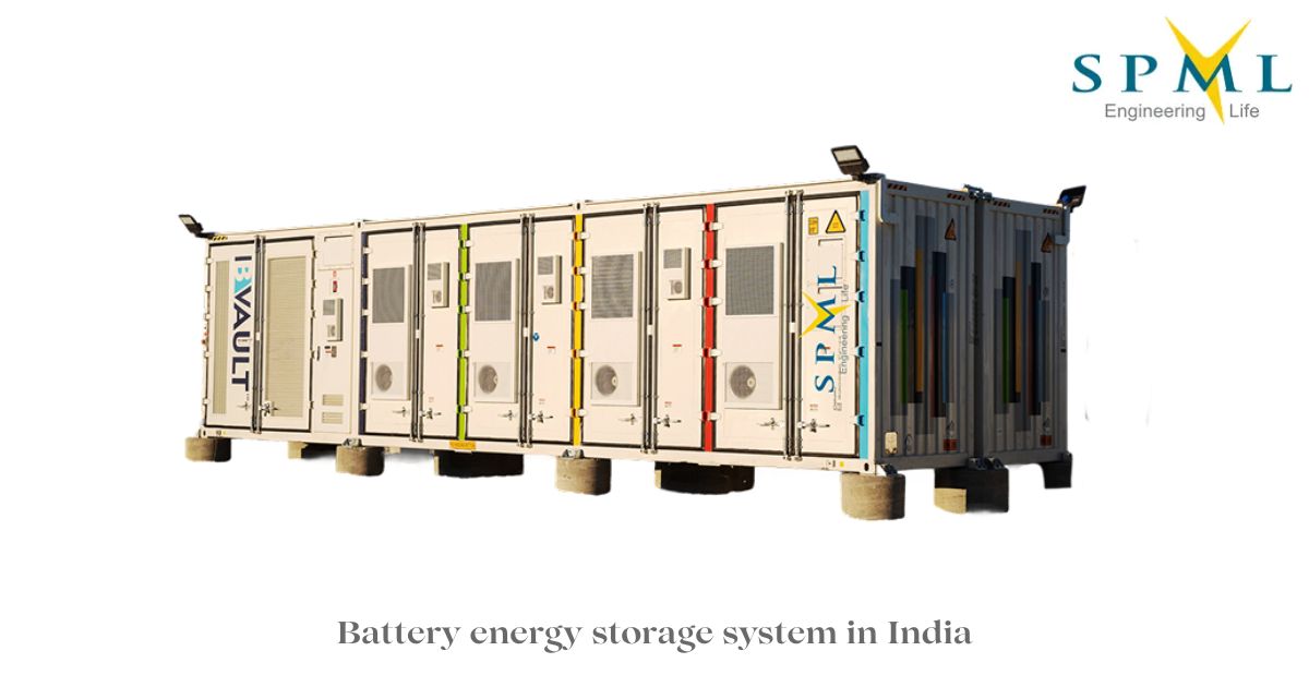 Battery Energy Storage System (BESS) in India | SPML Infra