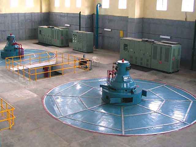 Generator Room at 20 MW Kabini Hyro Power Plant, Karnataka